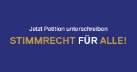 Wer hier lebt, soll hier abstimmen können