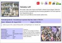 Helvetia ruft – auch im Bezirk Hinwil